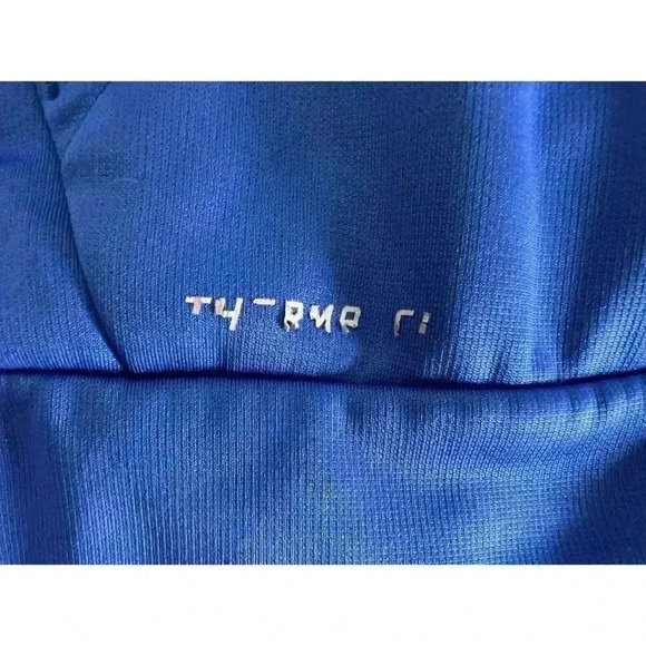 Nike Therma Fit Men's Hoodie Medium Blue Fleece Lined Pullover Sweatshirt 946 - Picture 2 of 3